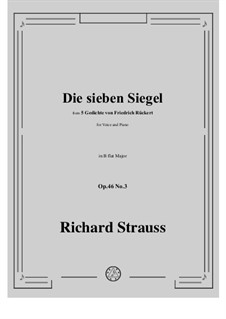 No.3 Die sieben Siegel: B flat Major by Richard Strauss