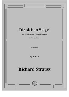 No.3 Die sieben Siegel: B Major by Richard Strauss
