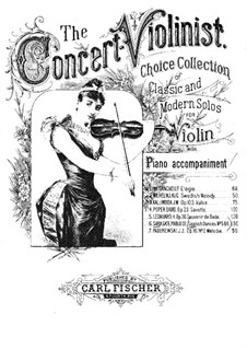 Playera and Zapateado, Op.23: Für Violine und Klavier by Pablo de Sarasate