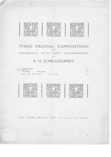 Wiegenlied für Cello und Klavier: Wiegenlied für Cello und Klavier by A.H. Schellschmidt