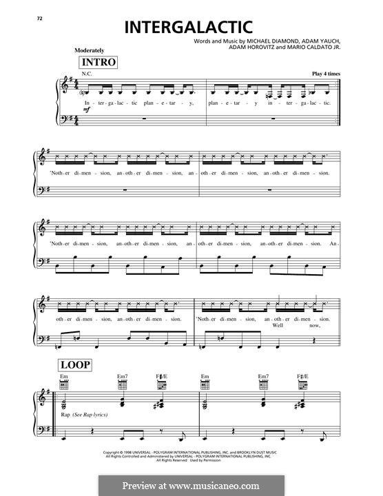 Intergalactic (Beastie Boys): Intergalactic (Beastie Boys) by Adam Horovitz
