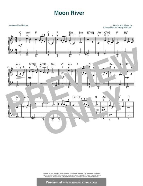 Piano version: Für einen Interpreten by Henry Mancini