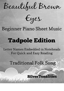 Beautiful Brown Eyes: For piano (2nd Edition) by folklore