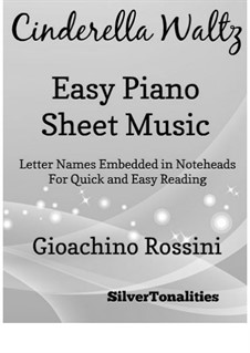 La Cenerentola: Waltz, for easy piano by Gioacchino Rossini