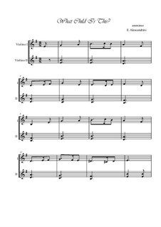 Two instruments version: Für zwei Violinen by folklore