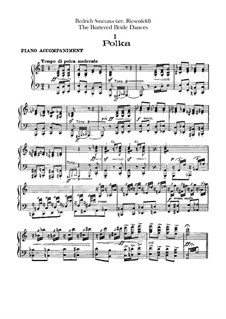 Drei Tänze: Klavierstimme by Bedřich Smetana