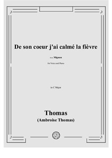 De son coeur j'ai calmé la fièvre!: C-Dur by Ambroise Thomas