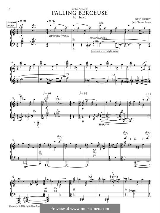 Falling Berceuse And Falling Pairs (Harp version): Falling Berceuse And Falling Pairs (Harp version) by Nico Muhly