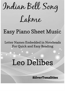 Bell Song: Für Klavier, leicht by Léo Delibes