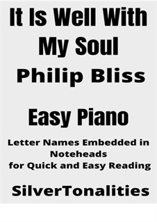 It Is Well with My Soul: Für Klavier, leicht by Philip Paul Bliss