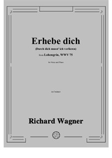 Erhebe dich: F minor by Richard Wagner