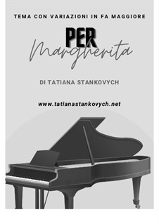 Per Margherita: Per Margherita by Stankovych Tatiana
