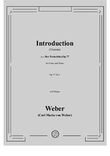 Fragmente: Introduction (Victoria) by Carl Maria von Weber