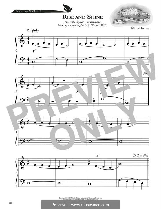 Rise And Shine von M. Barrett Noten auf MusicaNeo