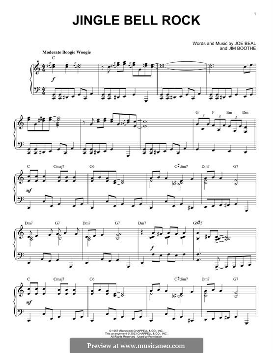 Piano version: Boogie Woogie version by Jim Boothe, Joe Beal