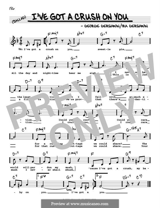 I've Got a Crush on You: Low Voice by George Gershwin