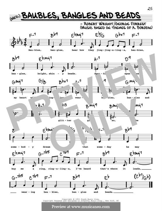 Baubles, Bangles and Beads (Frank Sinatra) von Forrest,