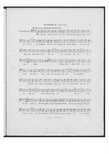 Schlachtlied für doppelten Männerchor und Klavier (oder Harmonium), D.912 Op.151: Tenorstimme II (Chor I) by Franz Schubert