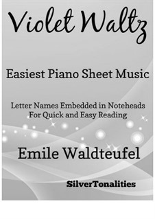 Frühlingskinder, Op.148: For easiest piano by Emil Waldteufel