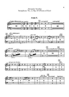 Sinfonie Nr.5 'Prometheus. Dichtung vom Feuer', Op.60: Harfestimmen by Alexander Skrjabin