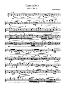 Toccata No.4, Op.22 No.10: Toccata No.4 by Beautiful things Martínez