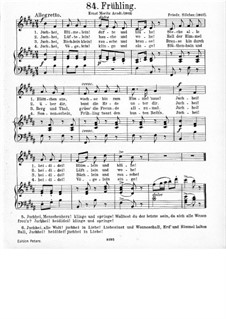 Frühling: Frühling by Friedrich Silcher