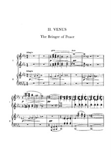 Venus: Für zwei Klaviere, vierhändig by Gustav Holst