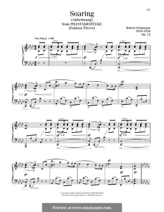 Fantasiestücke, Op.12: No.2 Aufschwung (Soaring) by Robert Schumann