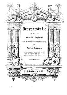 Bravourstudien nach Capricen von Paganini: Studie Nr.2 by August Stradal