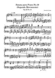 Sonata para Piano No.19, Op.22 No.14: Segundo Movimiento by Beautiful things Martínez