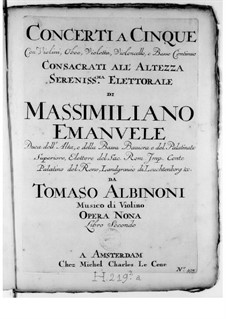 Complete set: Vollsammlung by Tomaso Albinoni