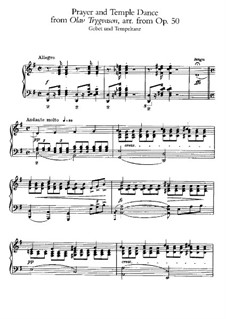 Olav Trygvason, Op.50: Klavierauszug by Edvard Grieg