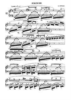 Nocturnes für Klavier: Nocturne No.12 by John Field