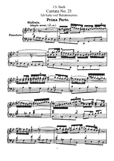 Cantatas: No.21-40 by Johann Sebastian Bach