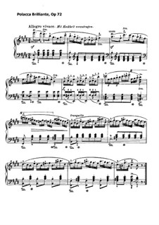 Polonaise brillante, J.268 Op.72: Für Klavier by Carl Maria von Weber