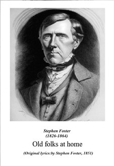 Old Folks at Home: Für Stimme und Klavier by Stephen Foster