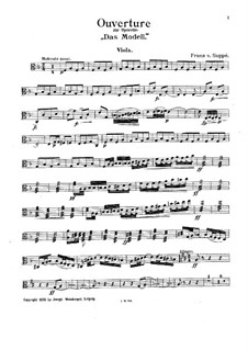 Ouvertüre zu 'Das Modell': Bratschenstimme by Franz von Suppé