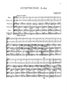 Symphony No.28 in A Major, Hob.I/28: Vollpartitur by Joseph Haydn