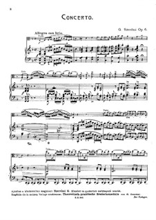 Konzert für Bratsche und Orchester Nr.1 in F-Dur, Op.6: Version für Viola und Klavier by Gustave Szerémi
