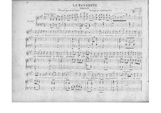 Die Favoritin : Un ange, une femme inconnue, für Stimme und Klavier by Gaetano Donizetti