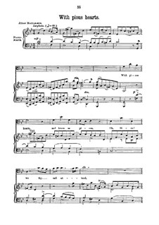 Judas Makkabäus, HWV 63: With pious hearts by Georg Friedrich Händel