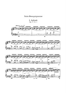Suite Bourguignonne, Op.17: Für Klavier by Louis Vierne
