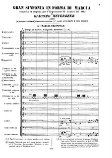 Grosse Sinfonie in Marschform: Grosse Sinfonie in Marschform by Giacomo Meyerbeer