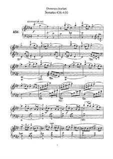 Sonate Nr.436 in f-Moll, K.364 L.436 P.345: Für Klavier by Domenico Scarlatti