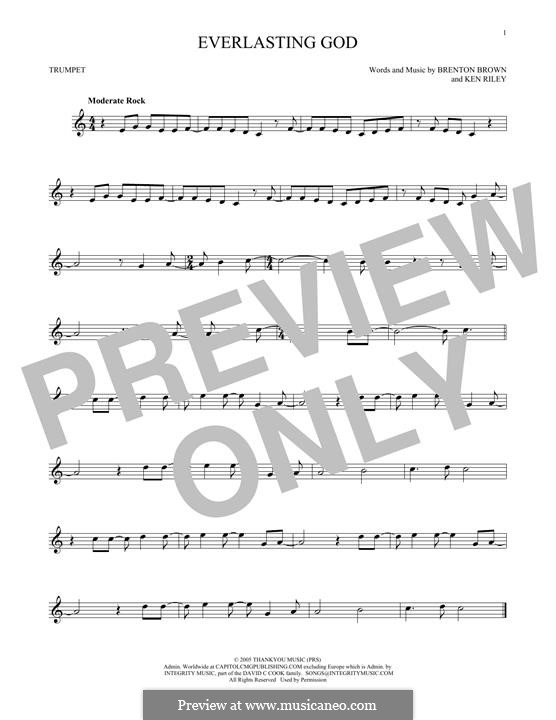 Everlasting God: Für Trompete by Brenton Brown, Ken Riley