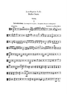 Ballettsuite: Violastimme by Jean-Baptiste Lully
