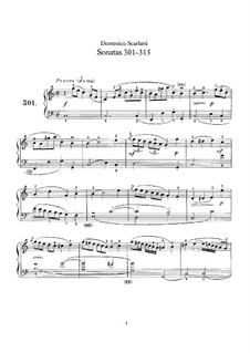 Sonate Nr.301 in C-Dur, K.49 L.301 P.178: Für Klavier by Domenico Scarlatti