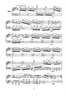 Sonate Nr.240 in A-Dur, K.369 L.240 P.259: Für Klavier by Domenico Scarlatti