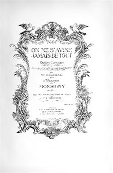 On ne s'avise jamais de tout: On ne s'avise jamais de tout by Pierre-Alexandre Monsigny