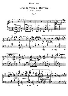 Grosser Bravour-Walzer, S.209: Für Klavier by Franz Liszt